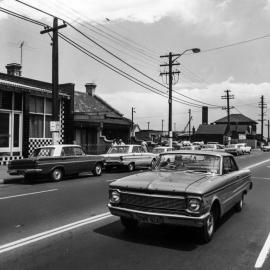 Site Fence Image - Bourke Street, view south-west from Elizabeth Street Zetland, 1970