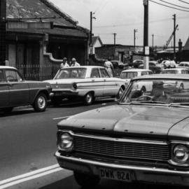 Fascia Image - Bourke Street, view south-west from Elizabeth Street Zetland, 1970