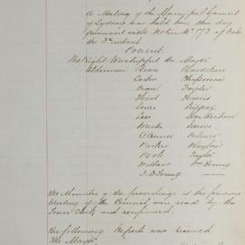 Minutes of Council - Meeting no. 0807, 07 Oct 1884 [Municipal Council of Sydney]