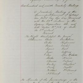 Minutes of Council - Meeting no. 0801, 09 Jun 1884 [Municipal Council of Sydney]