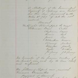 Minutes of Council - Meeting no. 0800, 13 May 1884 [Municipal Council of Sydney]