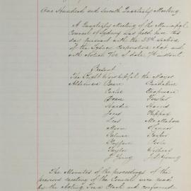 Minutes of Council - Meeting no. 0793, 10 Dec 1883 [Municipal Council of Sydney]