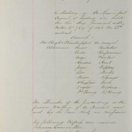 Minutes of Council - Meeting no. 0792, 15 Nov 1883 [Municipal Council of Sydney]