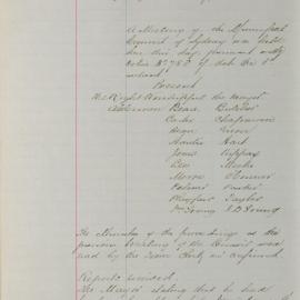 Minutes of Council - Meeting no. 0791, 10 Oct 1883 [Municipal Council of Sydney]