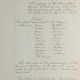 Minutes of Council - Meeting no. 0789, 14 Aug 1883 [Municipal Council of Sydney]