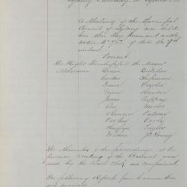 Minutes of Council - Meeting no. 0785, 10 Apr 1883 [Municipal Council of Sydney]