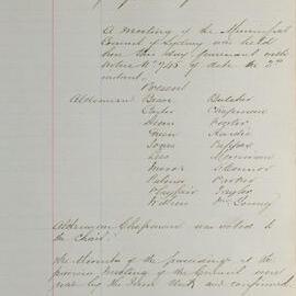 Minutes of Council - Meeting no. 0779, 05 Dec 1882 [Municipal Council of Sydney]