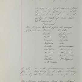 Minutes of Council - Meeting no. 0775, 29 Aug 1882 [Municipal Council of Sydney]