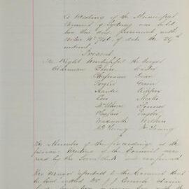 Minutes of Council - Meeting no. 0774, 01 Aug 1882 [Municipal Council of Sydney]