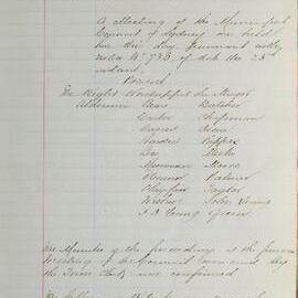 Minutes of Council - Meeting no. 0769, 28 Mar 1882 [Municipal Council of Sydney]