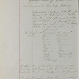 Minutes of Council - Meeting no. 0767, 09 Mar 1882 [Municipal Council of Sydney]