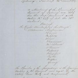 Minutes of Council - Meeting no. 0701, 24 Jun 1879 [Municipal Council of Sydney]