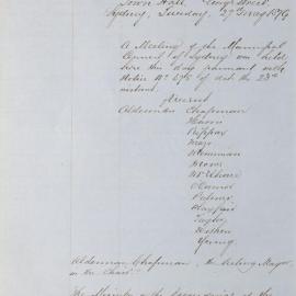 Minutes of Council - Meeting no. 0699, 27 May 1879 [Municipal Council of Sydney]