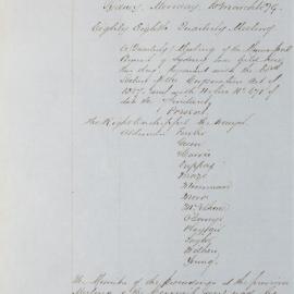 Minutes of Council - Meeting no. 0693, 11 Mar 1879 [Municipal Council of Sydney]