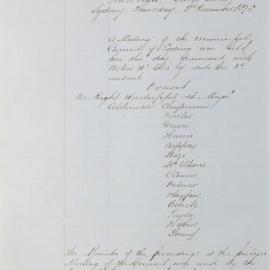 Minutes of Council - Meeting no. 0686, 05 Dec 1878 [Municipal Council of Sydney]