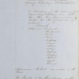 Minutes of Council - Meeting no. 0682, 22 Oct 1878 [Municipal Council of Sydney]