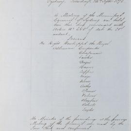 Minutes of Council - Meeting no. 0679, 24 Sep 1878 [Municipal Council of Sydney]