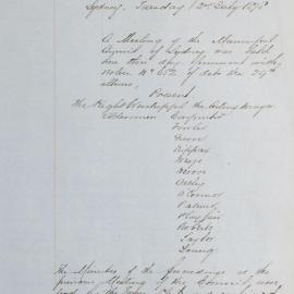 Minutes of Council - Meeting no. 0673, 02 Jul 1878 [Municipal Council of Sydney]