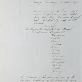 Minutes of Council - Meeting no. 0668, 16 Apr 1878 [Municipal Council of Sydney]