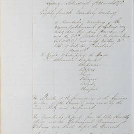 Minutes of Council - Meeting no. 0665, 09 Mar 1878 [Municipal Council of Sydney]