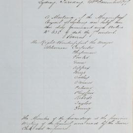 Minutes of Council - Meeting no. 0658, 18 Dec 1877 [Municipal Council of Sydney]