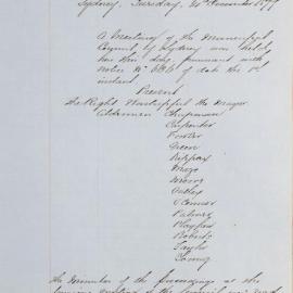 Minutes of Council - Meeting no. 0656, 04 Dec 1877 [Municipal Council of Sydney]