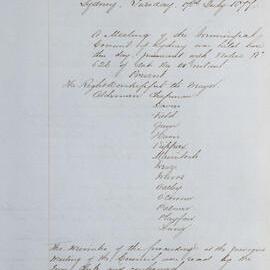 Minutes of Council - Meeting no. 0646, 17 Jul 1877 [Municipal Council of Sydney]