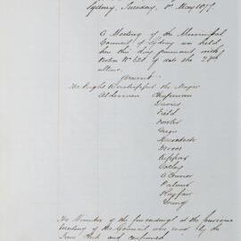 Minutes of Council - Meeting no. 0641, 01 May 1877 [Municipal Council of Sydney]