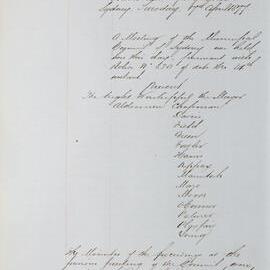 Minutes of Council - Meeting no. 0640, 17 Apr 1877 [Municipal Council of Sydney]