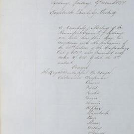 Minutes of Council - Meeting no. 0638, 09 Mar 1877 [Municipal Council of Sydney]