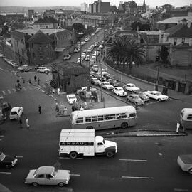 Site Fence Image - Darlinghurst, view north from Taylor Square, 1961