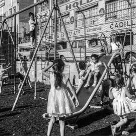 Site Fence Image - Woolloomooloo playground, Dowling Street Woolloomooloo, 1960s