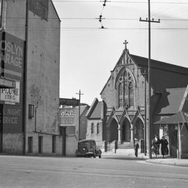 Site Fence Image - Roslyn Street, view north from Bayswater Road Rushcutters Bay, circa 1940