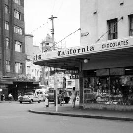 Site Fence Image - Kellett Street at the corner of Bayswater Road Potts Point, 1962