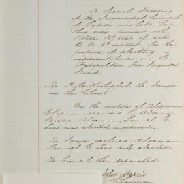 Minutes of Council - Meeting no. 0870a, 10 Mar 1888 [Municipal Council of Sydney]