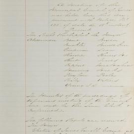 Minutes of Council - Meeting no. 0869, 21 Feb 1888 [Municipal Council of Sydney]