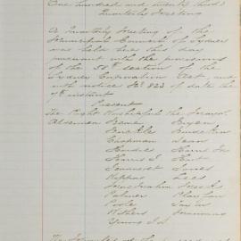 Minutes of Council - Meeting no. 0867, 09 Dec 1887 [Municipal Council of Sydney]