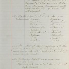 Minutes of Council - Meeting no. 0857, 19 Apr 1887 [Municipal Council of Sydney]