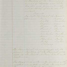 Minutes of Council - Meeting no. 0848, 11 Nov 1886 [Municipal Council of Sydney]