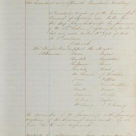 Minutes of Council - Meeting no. 0829, 09 Dec 1885 [Municipal Council of Sydney]