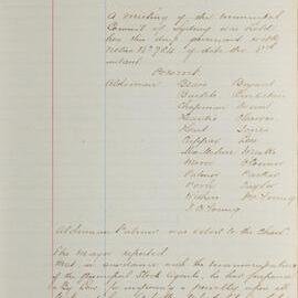 Minutes of Council - Meeting no. 0822, 11 Aug 1885 [Municipal Council of Sydney]