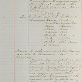 Minutes of Council - Meeting no. 0819, 11 Jun 1885 [Municipal Council of Sydney]