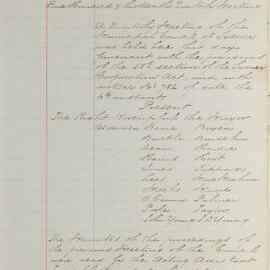 Minutes of Council - Meeting no. 0818, 09 Jun 1885 [Municipal Council of Sydney]