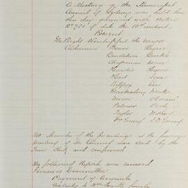 Minutes of Council - Meeting no. 0816, 19 May 1885 [Municipal Council of Sydney]