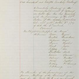 Minutes of Council - Meeting no. 0814, 09 Mar 1885 [Municipal Council of Sydney]