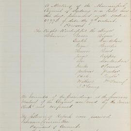 Minutes of Council - Meeting no. 0812, 10 Feb 1885 [Municipal Council of Sydney]