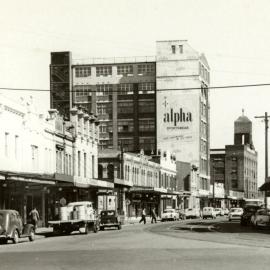 Site Fence Image - King Street, view south-west from Forbes Street Newtown, 1960