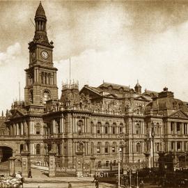 Sydney Town Hall, George Street Sydney, circa 1910