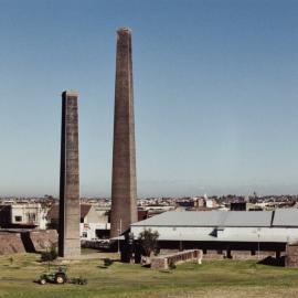 Site Fence Image - Former Austral Brick Company brickworks, now Sydney Park Alexandria, circa 1990