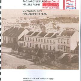 Conservation management plan - Cole's Buildings - 24-32 Argyle Place Millers Point, 2014